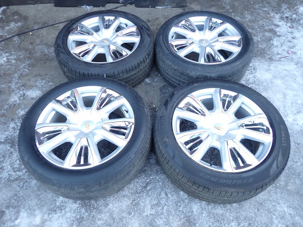Koła Felgi Alufelgi 22 Opony 275/50 R22 Chevrolet Tahoe Suburban SIlverado