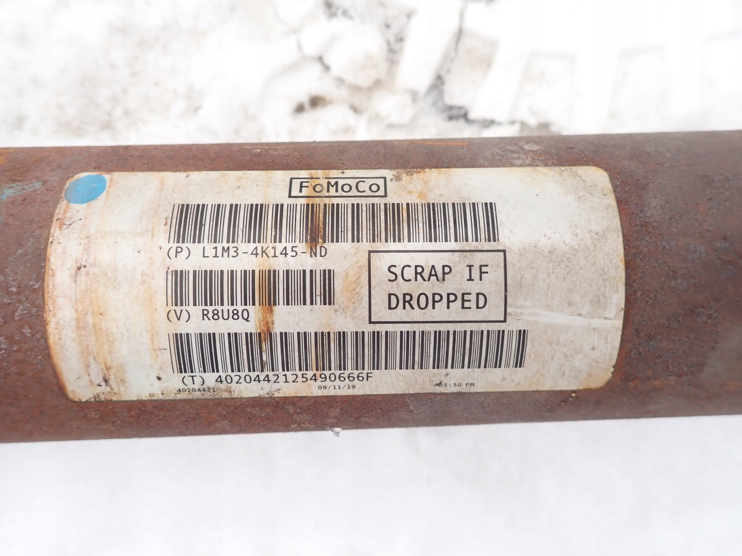 Wał Napędowy Tył Tylny Ford Explorer 3.3 Hybrid 2020-