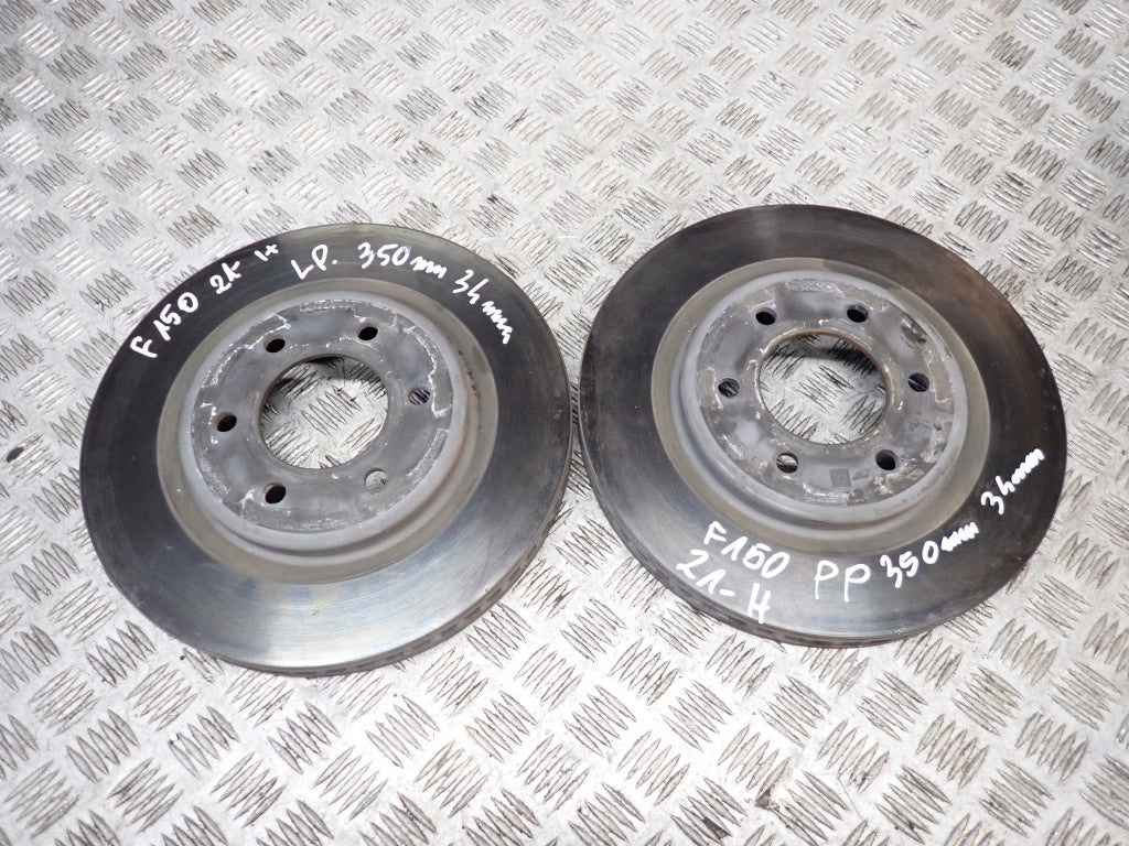 Front Brake Discs PAIR 350mm Ford F150 Lariat 2021-