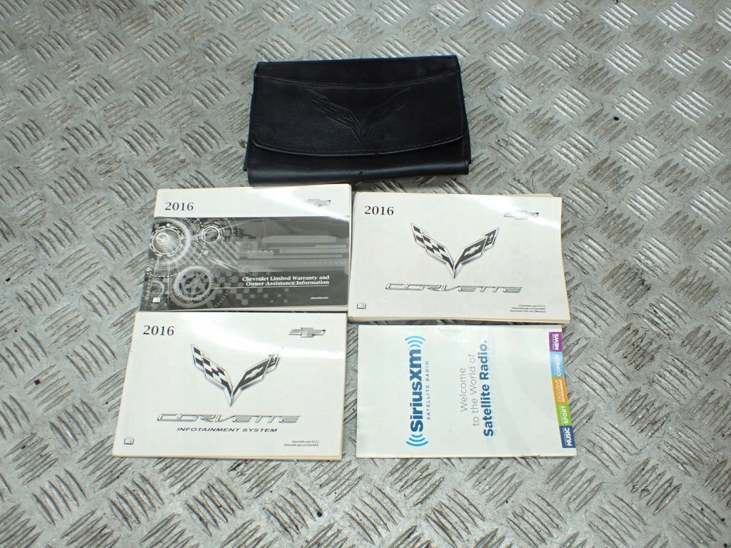 Instrukcja Książka Etui Chevrolet Corvette C7