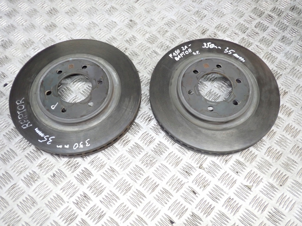 Front Brake Discs Pair 350mm Ford F150 3.5 RAPTOR 2024