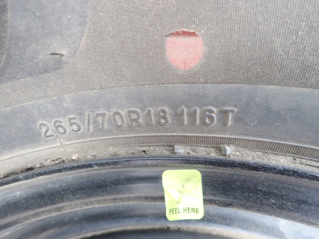 Koło Felga Opona 265/70 18 Zapasowe Zapas Toyota Tundra Sequoia 2022-