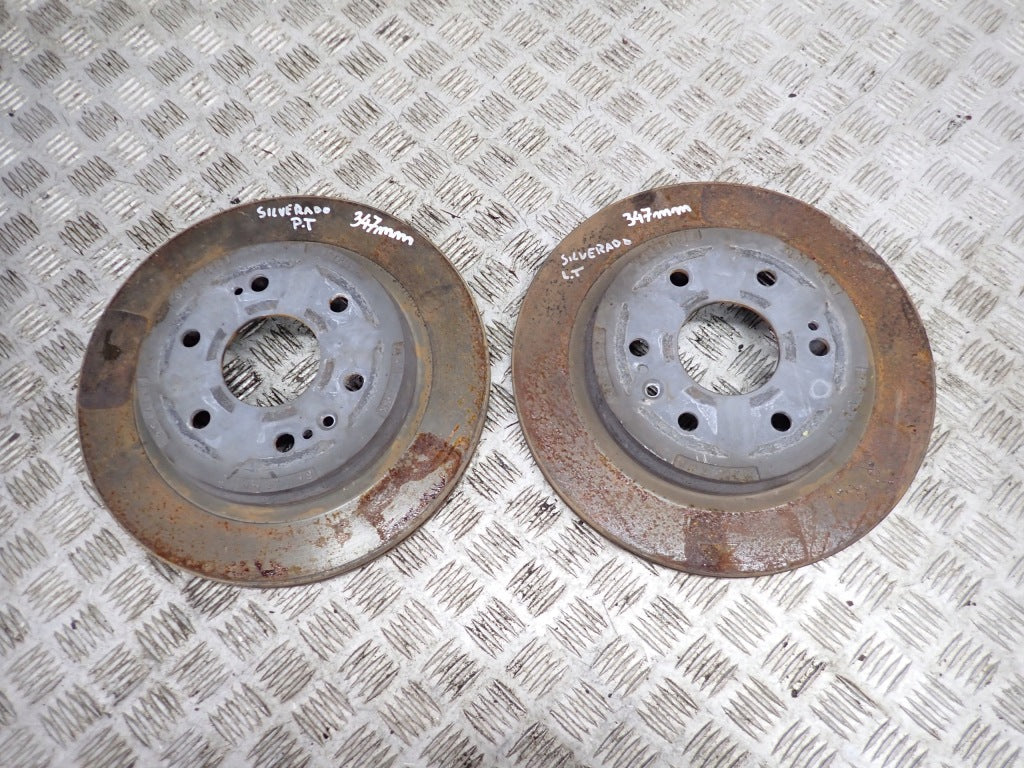 Rear Discs Rear 345mm Chevrolet Silverado Escalade Suburban Sierra 2019-