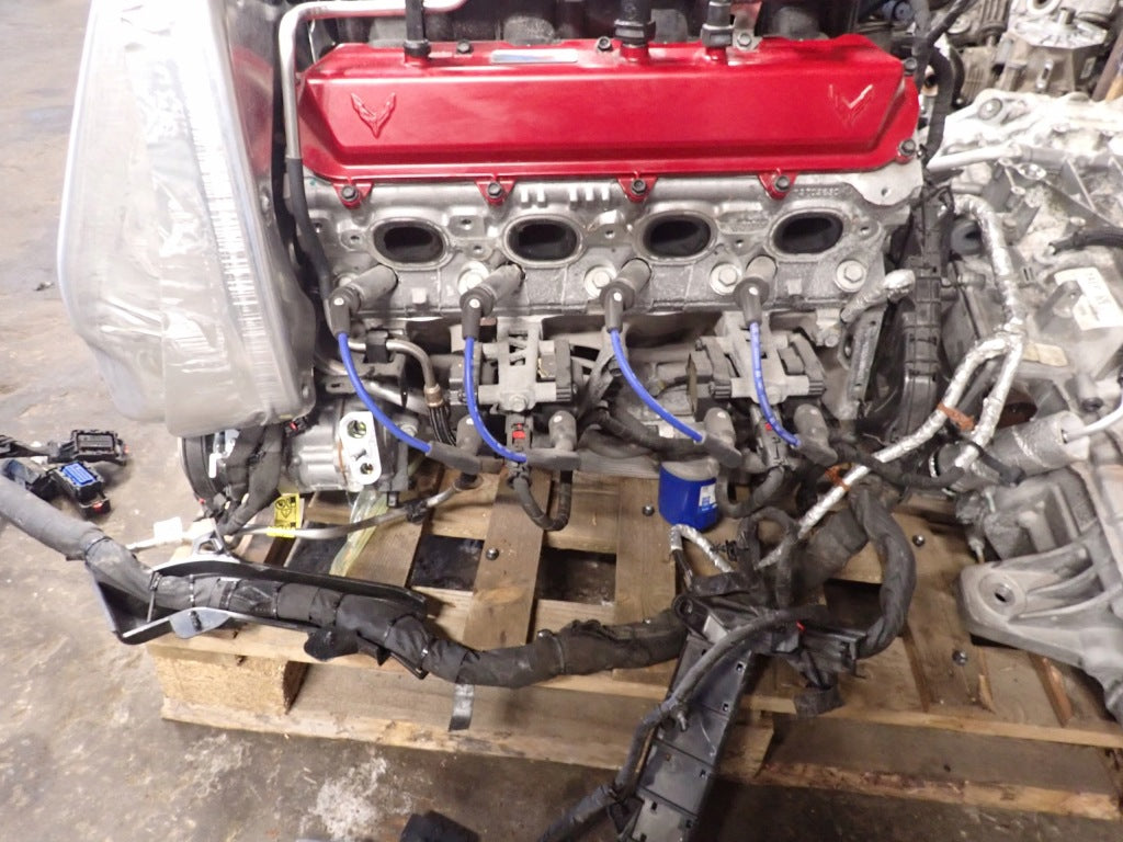 Silnik Engine 6.2 LT2 Kompletny Osprzęt Wiązka Chevrolet Corvette C8 2020-