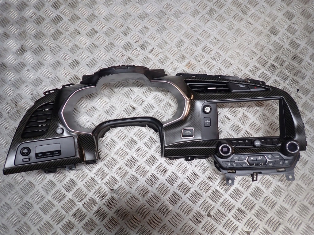 Ramka Konsola Deski Rozdzielczej Carbon Chevrolet Corvette C7 2014-