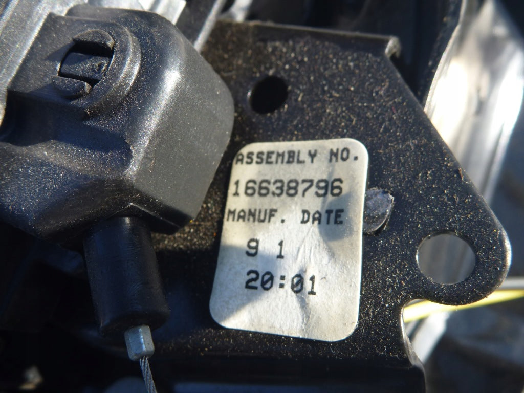 Tailgate Lock Rear Chevrolet Corvette C5 2001